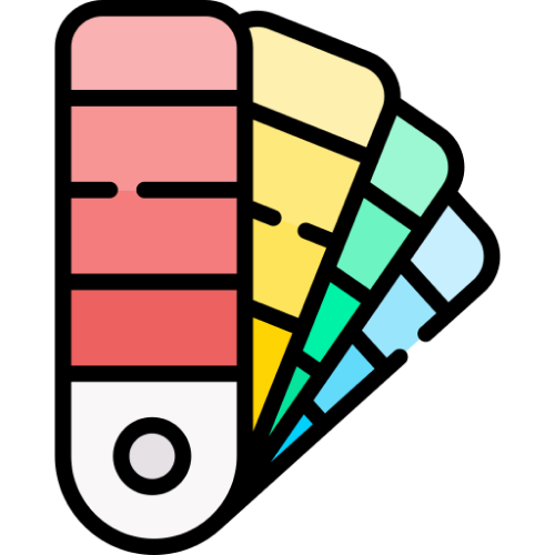 Icono sobre colores